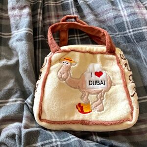 I heart Dubai yellow soft purse